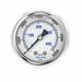 Pressure Gauge 1/4 in NPT 2 in