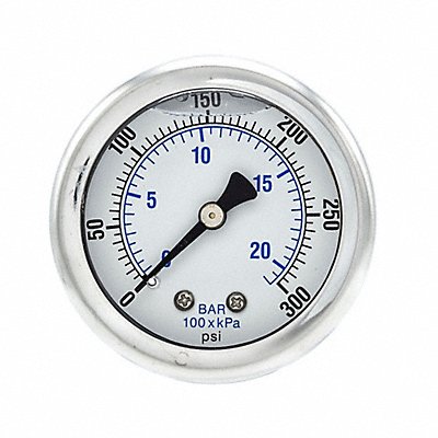 Pressure Gauge 1/8 in NPT 2 in