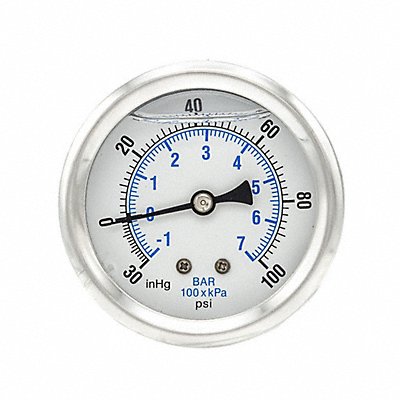 Compound Gauge 1/4 in NPT 2-1/2 in