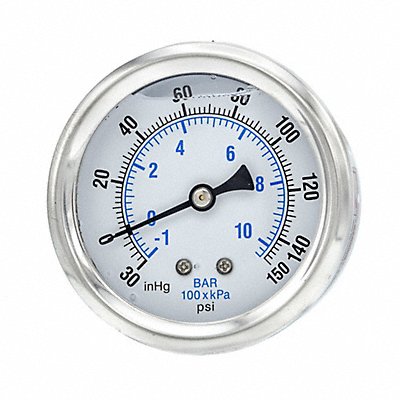 Compound Gauge 1/4 in NPT 2-1/2 in