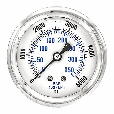 Pressure Gauge 1/4 in NPT 2-1/2 in