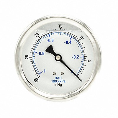 Vacuum Gauge 1/4 in NPT 4 in