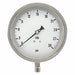 H8409 Pressure Gauge Heavy Duty 6 in 30 psi