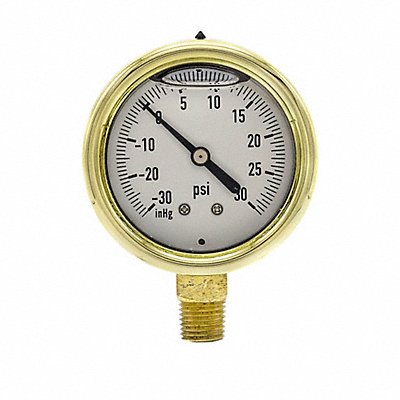 Compound Gauge 1/4 in NPT 2-1/2 in