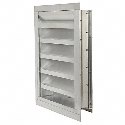 Intake Louver Fixed Drainable 48H x 54W