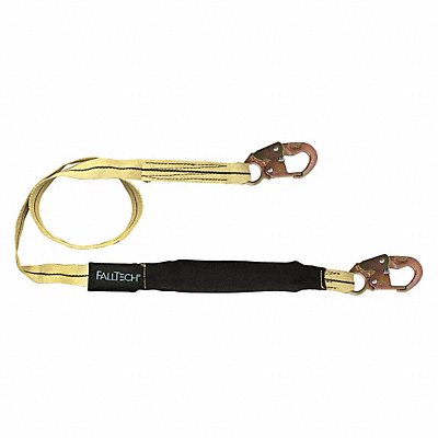 Shock-Absorbing Lanyard Black