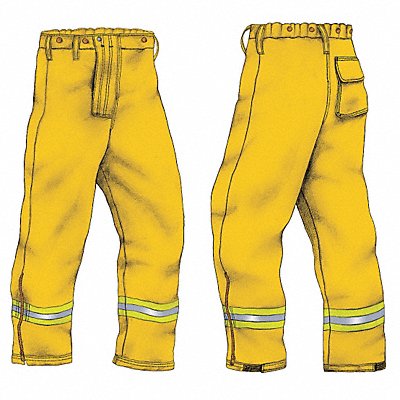 Wildland Trouser Nomex Yellow XL