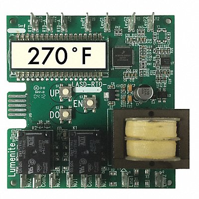 Level/Temp Controller LCD 120/240VAC