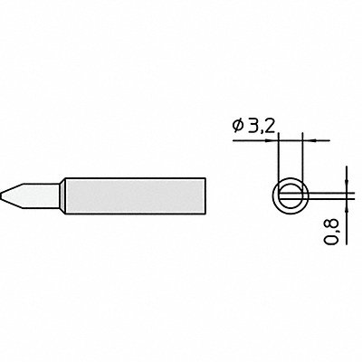 WELLER XNT Chisel Soldering Tip