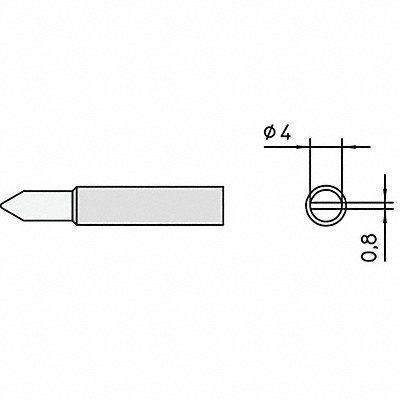 WELLER XNT Chisel Soldering Tip