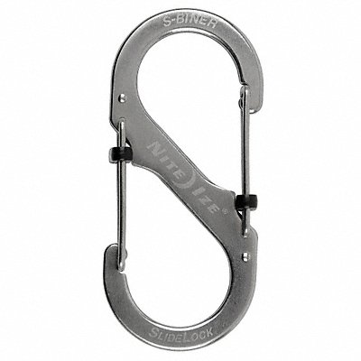 Carabiner Clip 3-35/64 in Silver