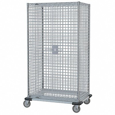 Wire Security Cart Chrome 51x28x69