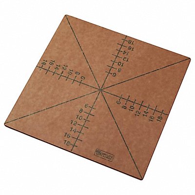 Pizza Cutting Board 20x20 in Brown