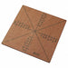 Pizza Cutting Board 20x20 in Brown