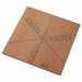 Pizza Cutting Board 20x20 in Brown