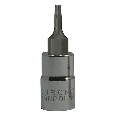 Socket Bit Steel 1/4 in TpSz T8