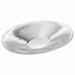 Oval Hammered Bowl 6 qt Silver