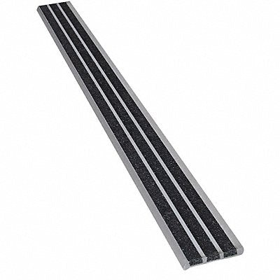 Stair Nosing Black 48in W Extruded Alum