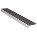 Stair Nosing Black 48in W Extruded Alum