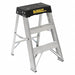 Step Stool 26-5/8 In H 300 lb Aluminum