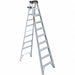 Stepladder Aluminum 10 ft H 300 lb Cap.