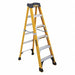 Stepladder Fiberglass 6 ft H 375 lb Cap