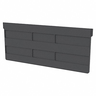 Divider 14 3/4 in Black 6 PK6