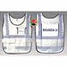 H6445 Safety Vest White Legend Insert Univsl