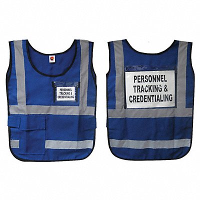 H6445 Safety Vest Blue Legend Insert Universal
