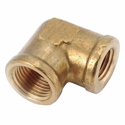 90 Reducing Elbow Brass 3/8 x 1/4 in