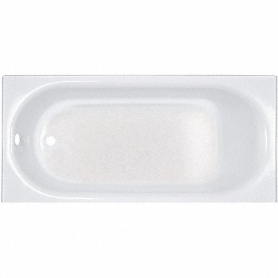 Bathtub w Left Drain White 60 inx30 in