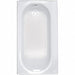 Bathtub w Left Drain White 60 inx34 in