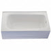 Soaking Tub White 60inLx32inWx17-3/4inH