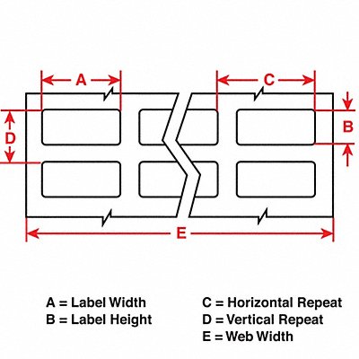 Thermal Transfer Printer Labels Amber