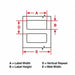 Therm Trans Label VinylCloth 0.75x0.75