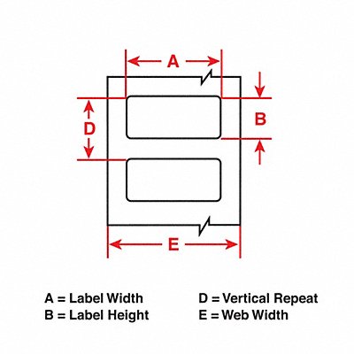 Thermal Transfer Printer Labels Amber