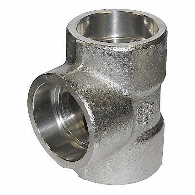 Tee 316/316L SS 3/4 in Pipe Size Socket