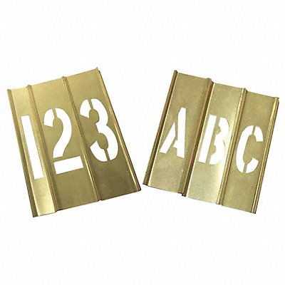 STENCIL NUMB  LTR KIT 1.5In BR 92PCS