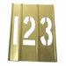 STENCIL NUMB KT 4 BR 15PCS