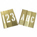 Stencil Kit 46 Piece 4 in Brass
