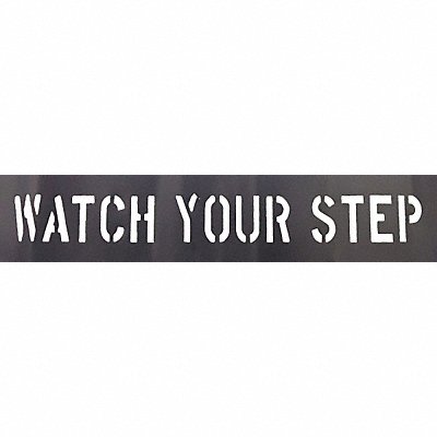 Stencil Watch Your Step 36 L