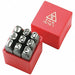 Hand Stamp Character 1/4 H British Font