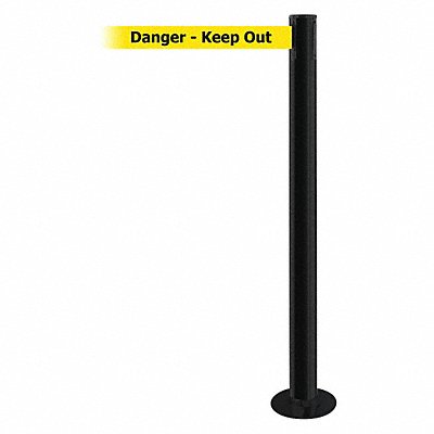 Fixed Barrier Post with Belt 7-1/2 ft L