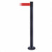 Fixed Barrier Post w/ Belt 13 ft L Red