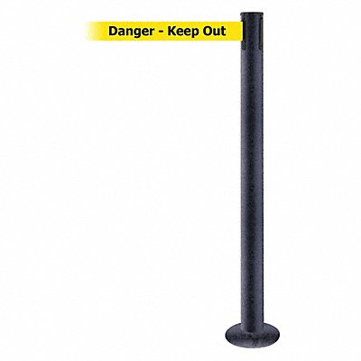 Fixed Barrier Post with Belt 7-1/2 ft L