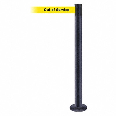 Fixed Barrier Post with Belt 7-1/2 ft L