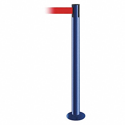 Fixed Barrier Post w/ Belt 13 ft L Red