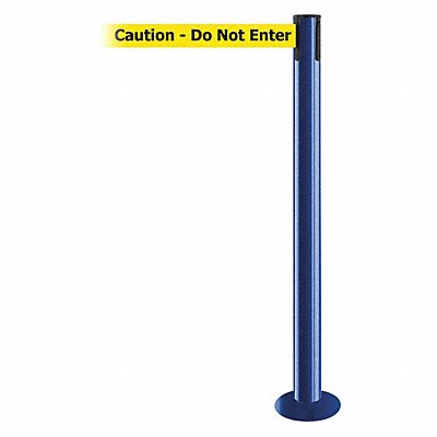 Fixed Barrier Post with Belt 7-1/2 ft L