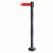 Fixed Barrier Post with Belt Red