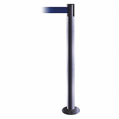 Fixed Barrier Post w/ Belt 13 ft L Blue